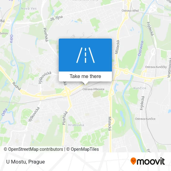 Карта U Mostu