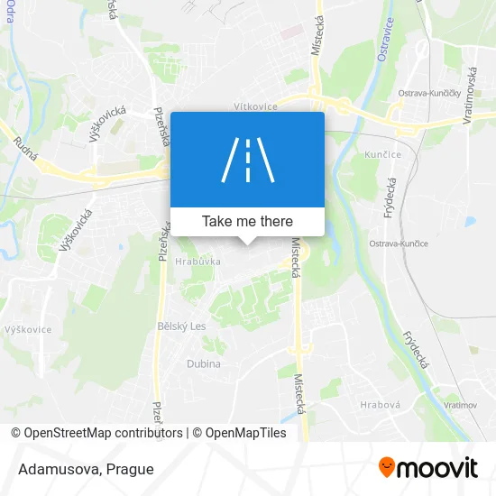 Карта Adamusova