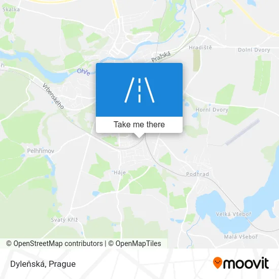 Карта Dyleňská