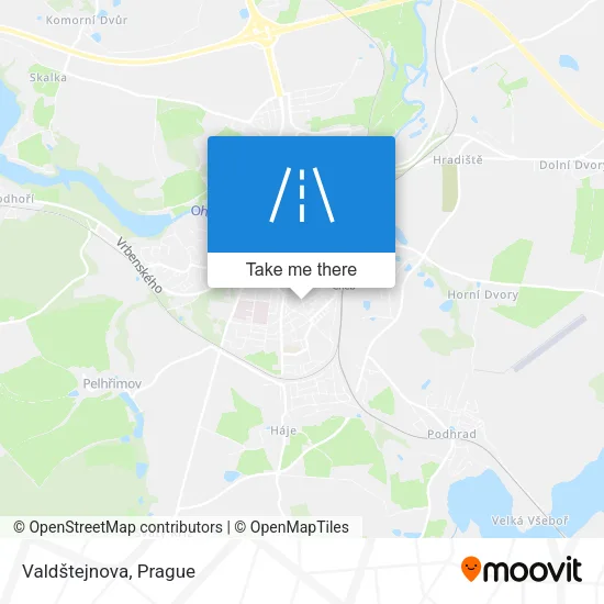 Карта Valdštejnova