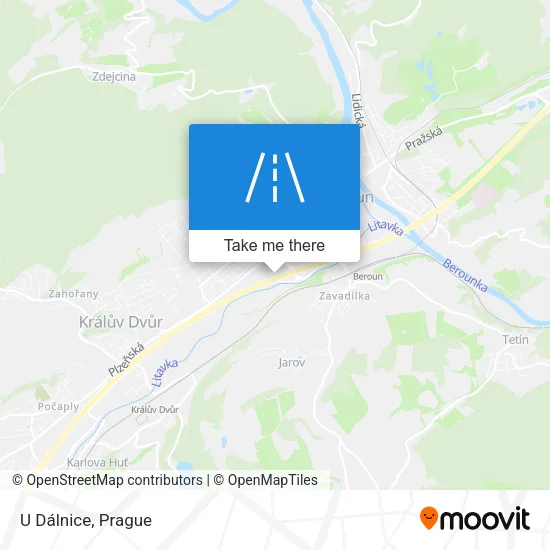 Карта U Dálnice