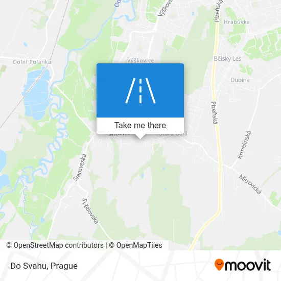 Карта Do Svahu