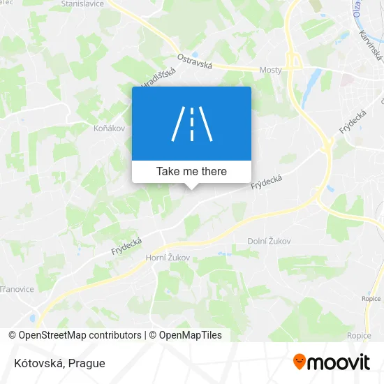 Карта Kótovská