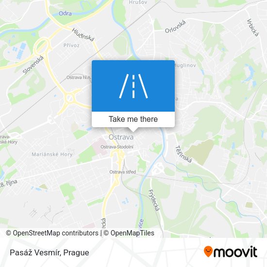 Pasáž Vesmír map