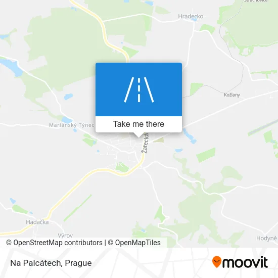 Карта Na Palcátech
