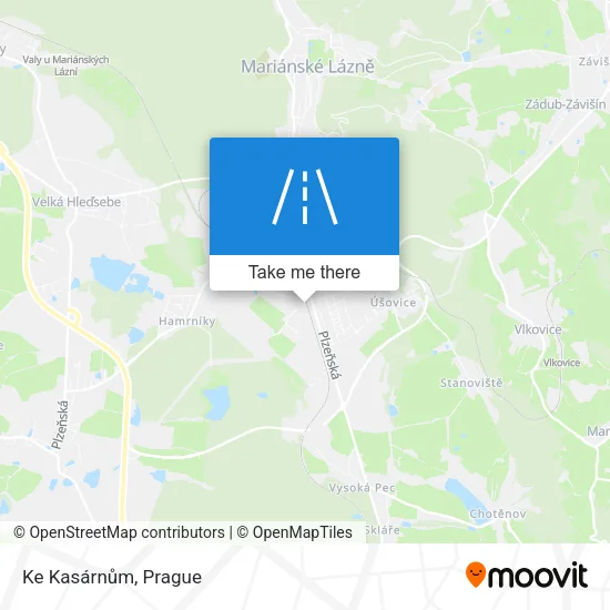 Карта Ke Kasárnům