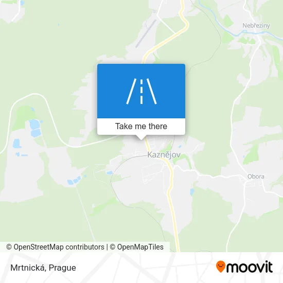Карта Mrtnická