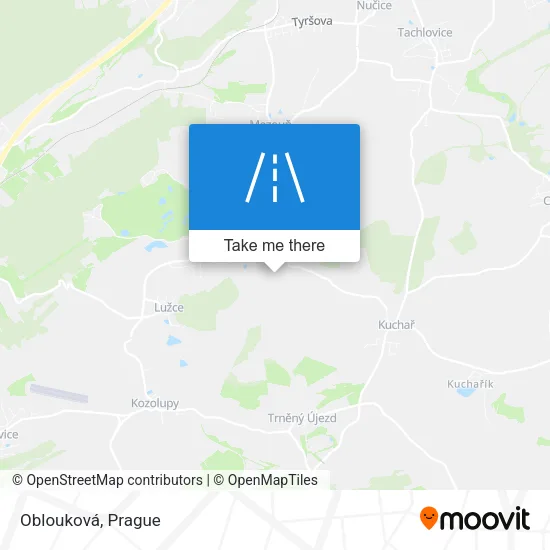 Карта Oblouková