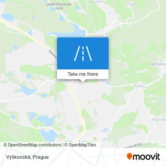 Výškovská map