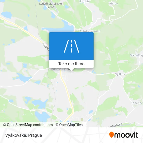 Карта Výškovská