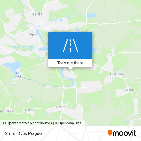 Smrčí Dvůr map