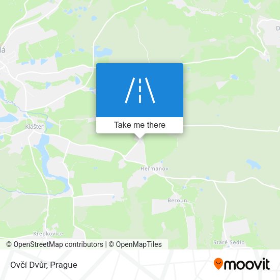 Ovčí Dvůr map