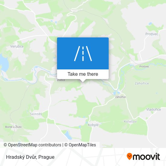 Hradský Dvůr map