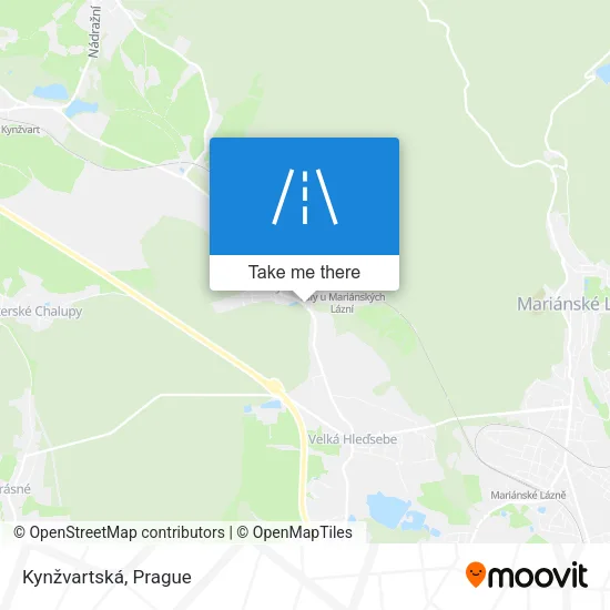 Карта Kynžvartská