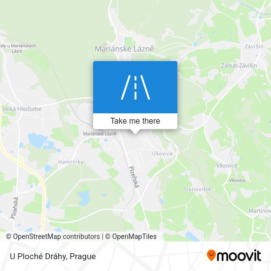 U Ploché Dráhy map