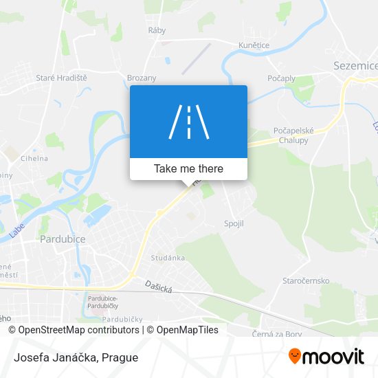 Josefa Janáčka map