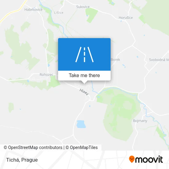 Карта Tichá