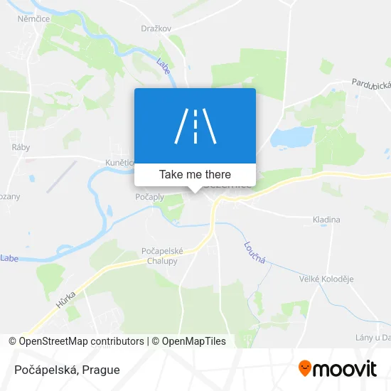 Карта Počápelská