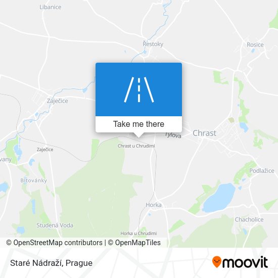 Staré Nádraží map