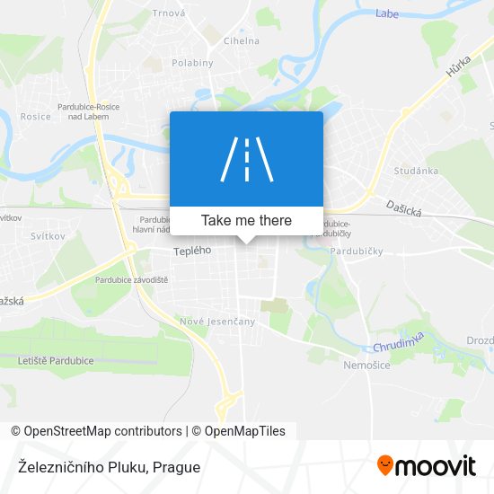 Železničního Pluku map