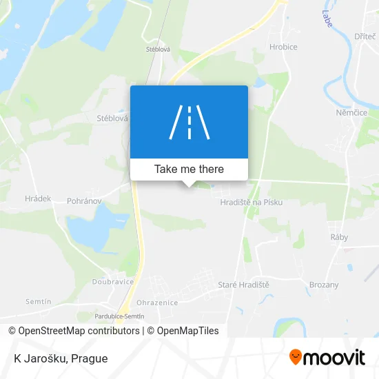 Карта K Jarošku