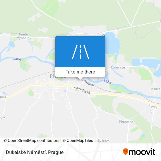 Dukelské Náměstí map