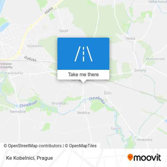 Карта Ke Kobelnici
