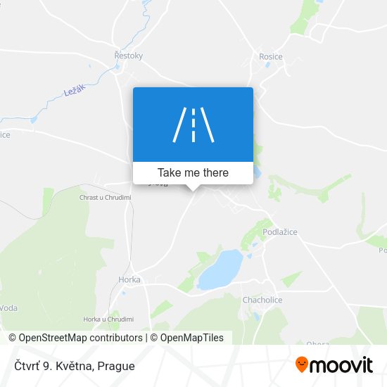 Čtvrť 9. Května map