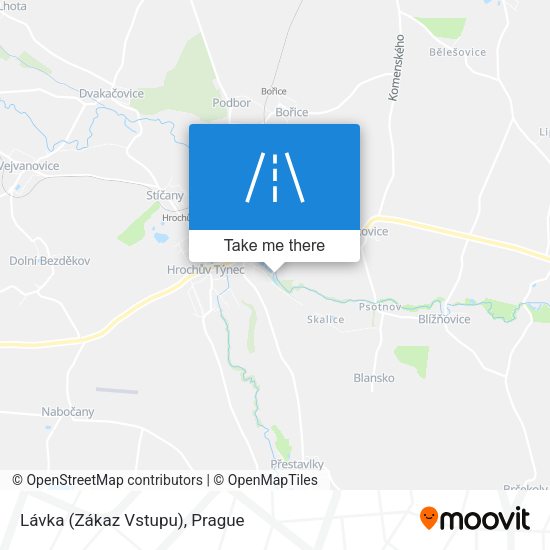 Lávka (Zákaz Vstupu) map