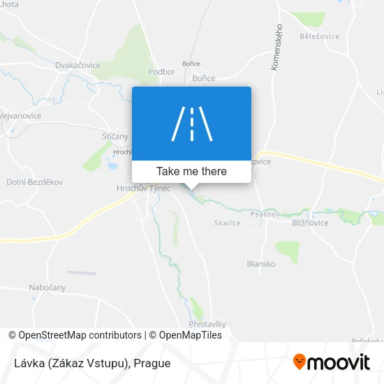 Карта Lávka (Zákaz Vstupu)