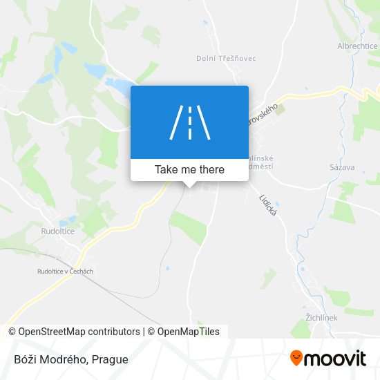 Bóži Modrého map