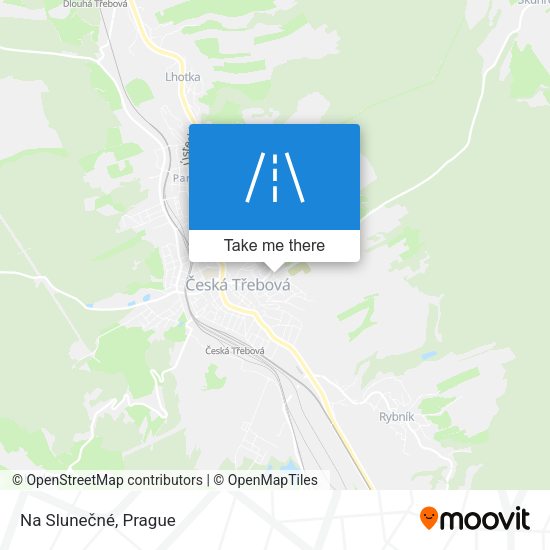 Na Slunečné map