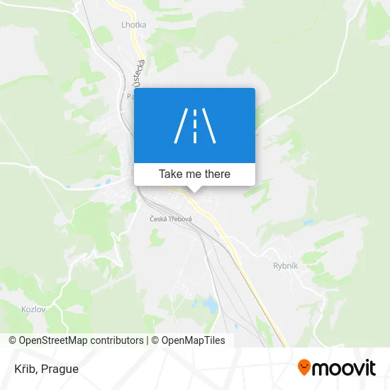 Карта Křib