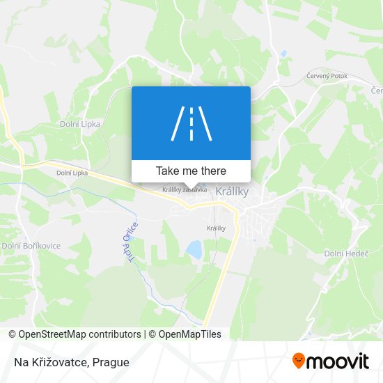 Na Křižovatce map