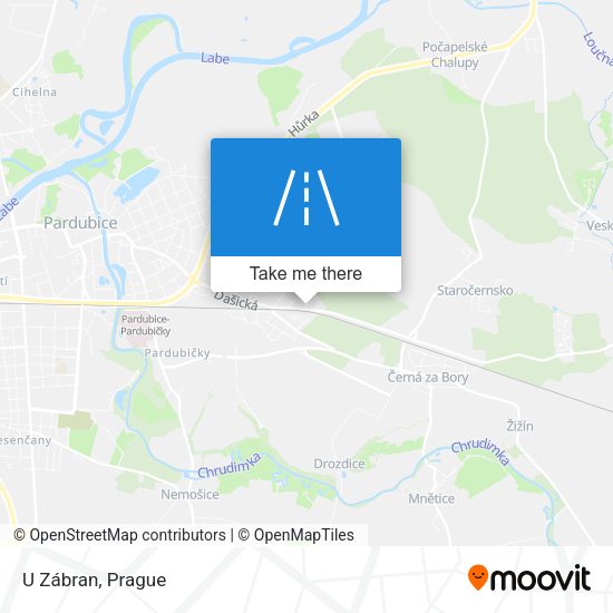 Карта U Zábran