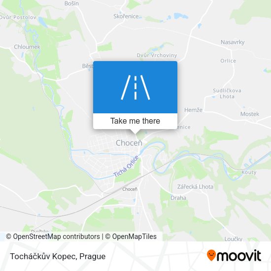 Tocháčkův Kopec map