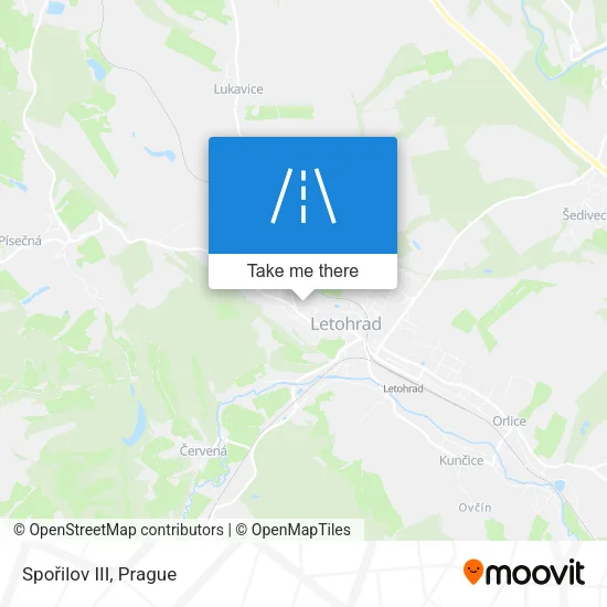 Карта Spořilov III