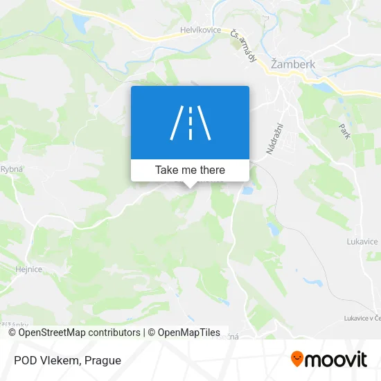 Карта POD Vlekem