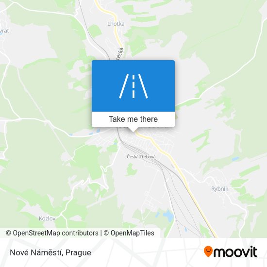 Nové Náměstí map