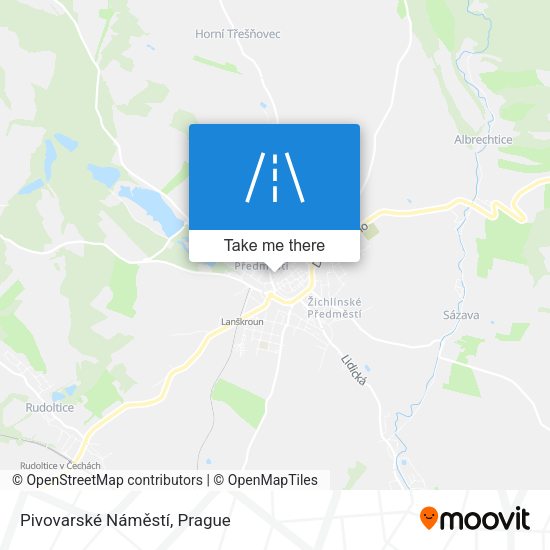 Pivovarské Náměstí map