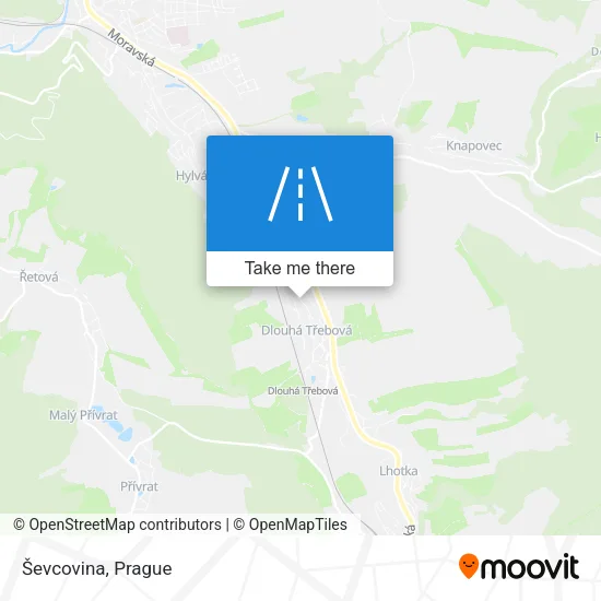 Карта Ševcovina
