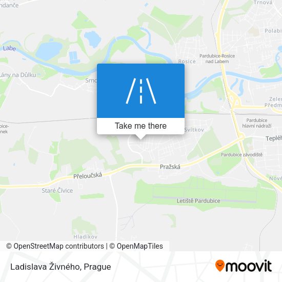Ladislava Živného map