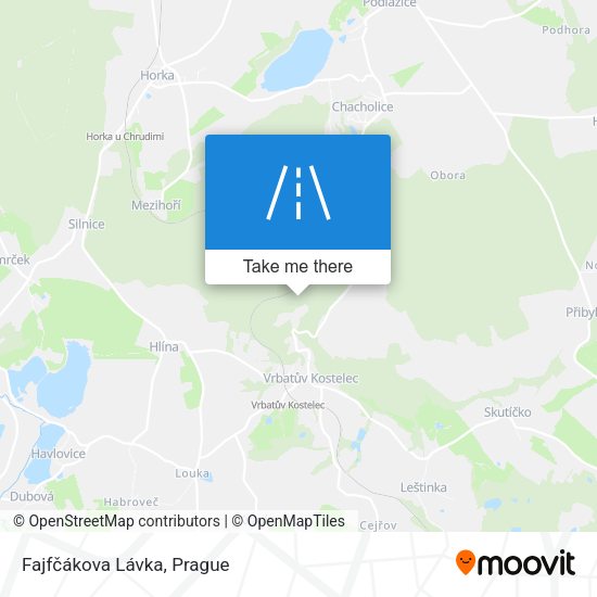 Fajfčákova Lávka map
