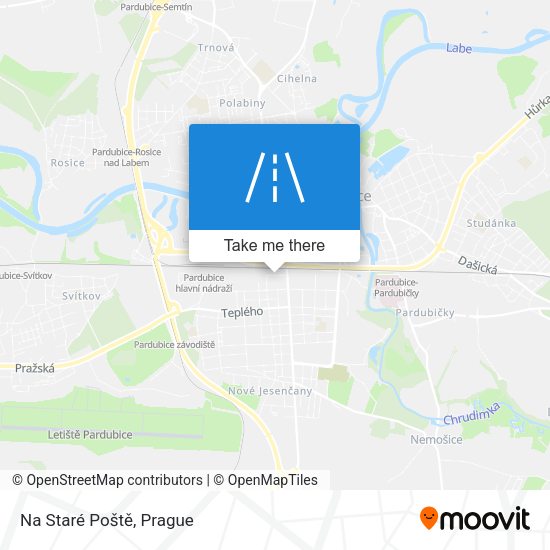 Na Staré Poště map