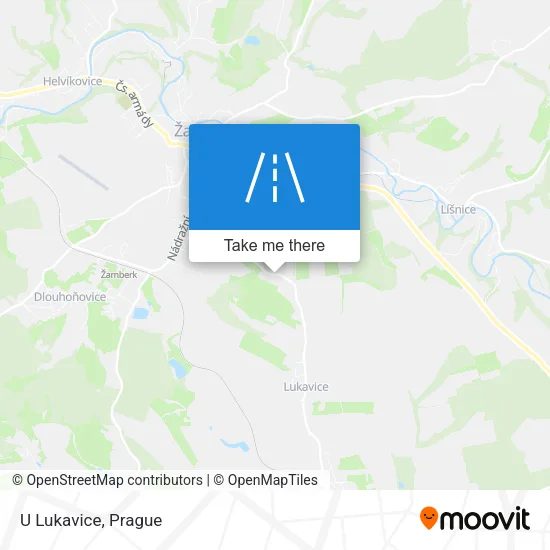 Карта U Lukavice