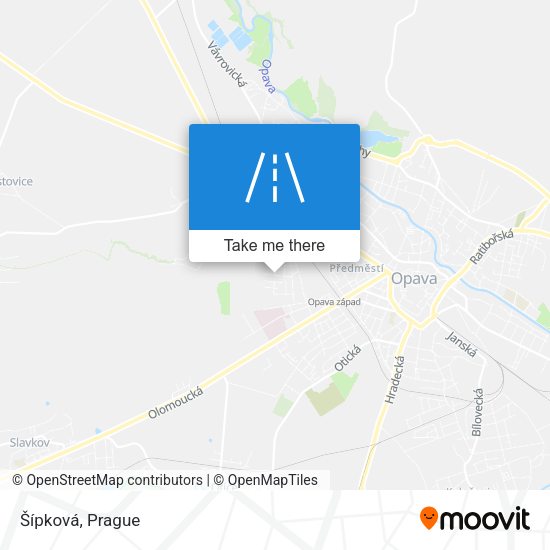 Šípková map
