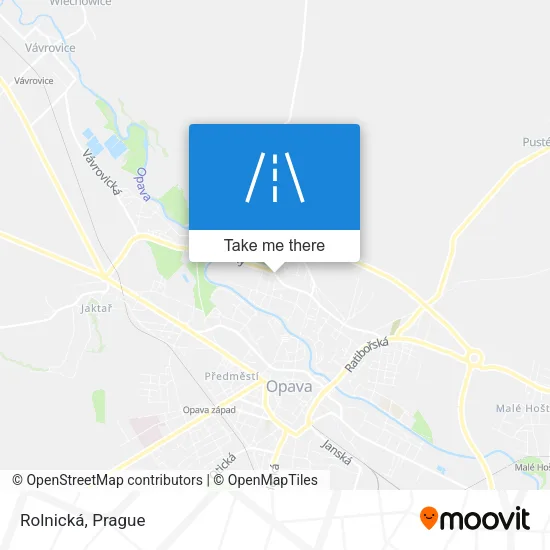 Карта Rolnická