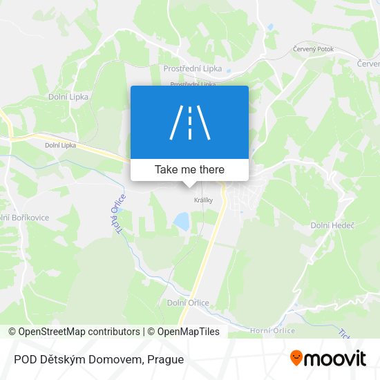 POD Dětským Domovem map