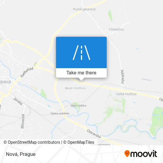 Карта Nová