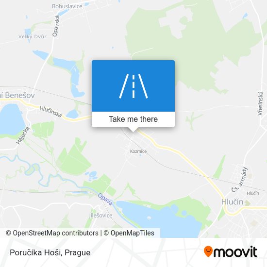 Poručíka Hoši map